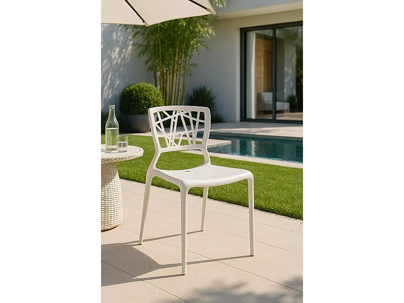 Sillas Comedor - Silla Delta - Blanco