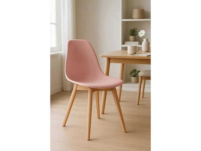 Sillas Comedor - Silla Kelen - Rosa