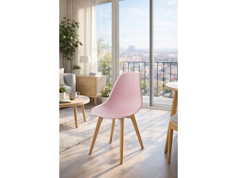 Sillas Comedor - Silla Kelen - Rosa