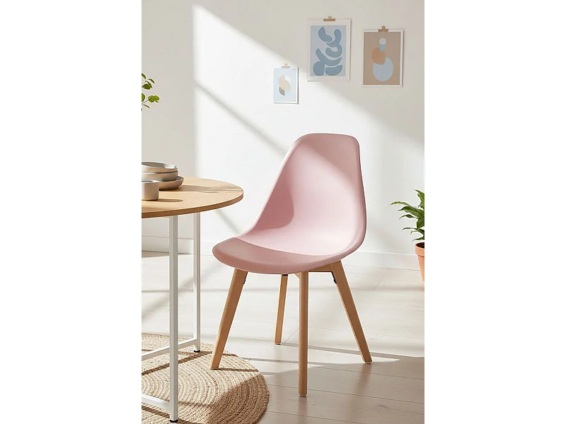 Sillas Comedor - Silla Kelen - Rosa