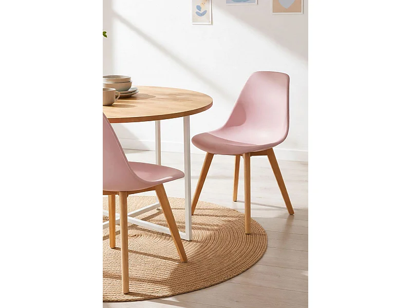 Sillas Comedor - Silla Kelen - Rosa