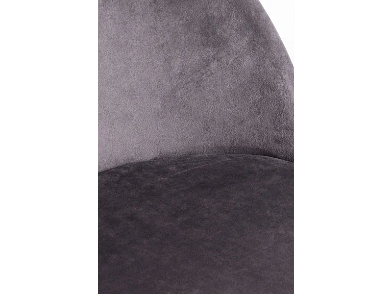 Sillas Comedor - Silla Vint Terciopelo - Gris oscuro