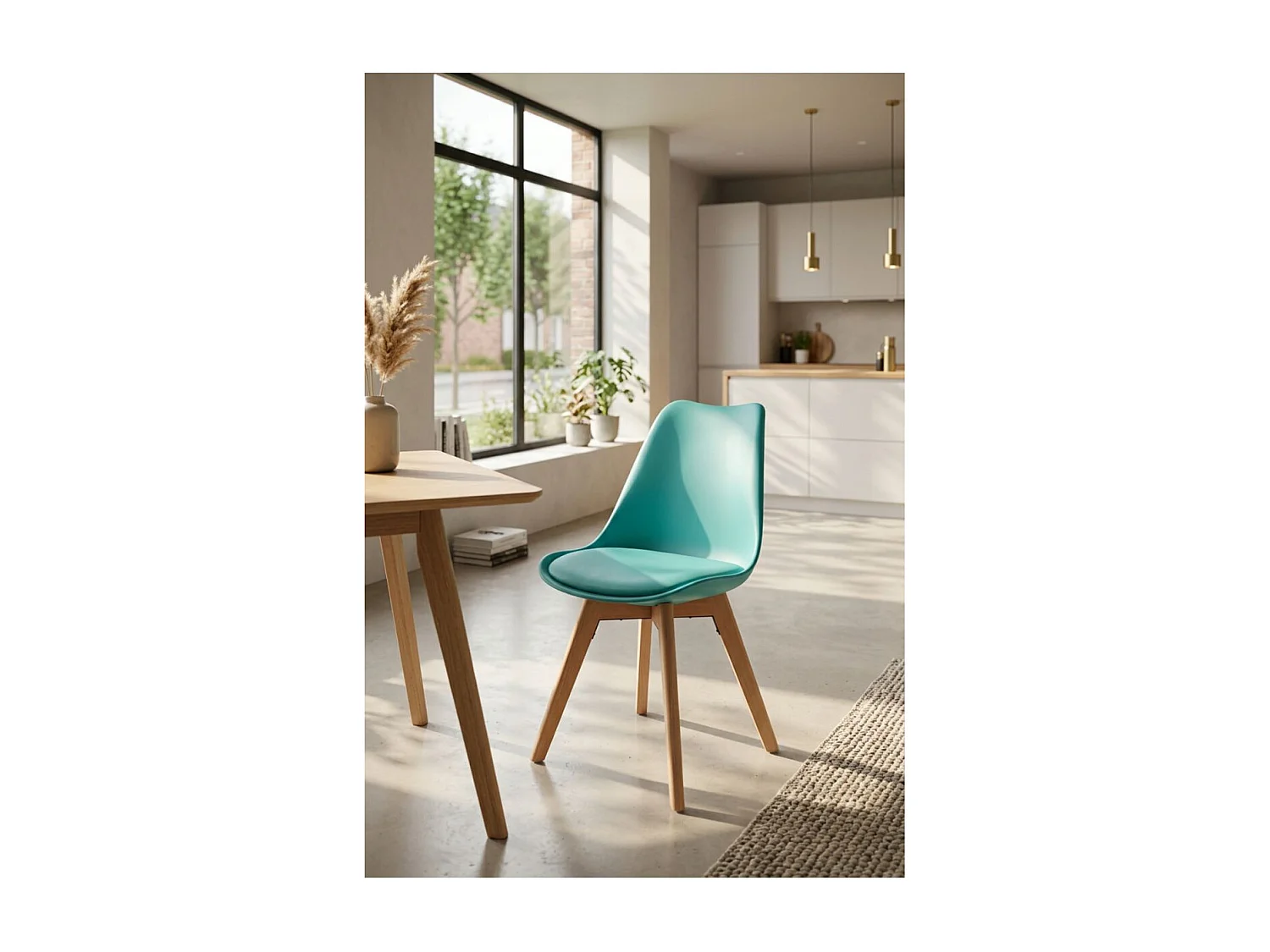 Sillas Comedor - Silla Synk Basic - Aguamarina