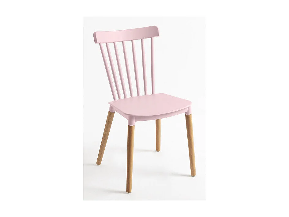 Sillas Comedor - Silla Leka - Rosa