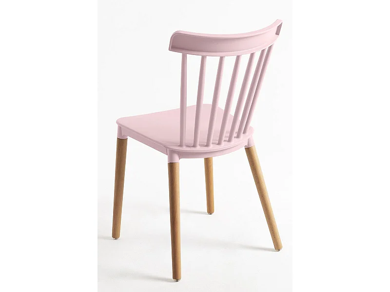 Sillas Comedor - Silla Leka - Rosa
