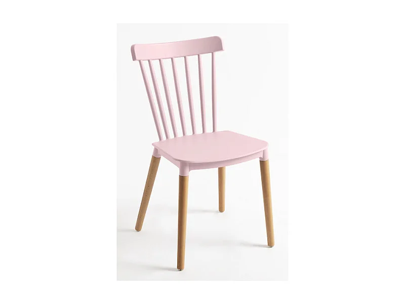 Sillas Comedor - Silla Leka - Rosa