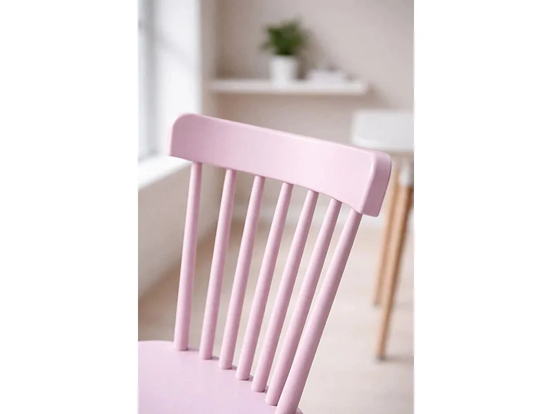 Sillas Comedor - Silla Leka - Rosa