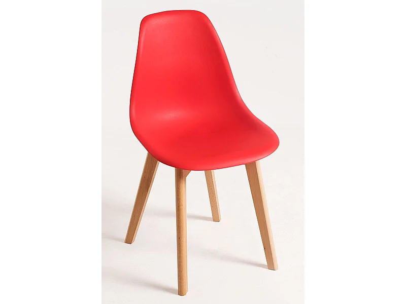 Sillas Comedor - Silla Kelen - Rojo