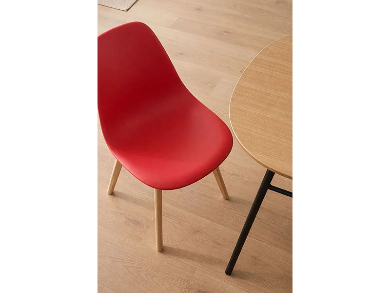 Sillas Comedor - Silla Kelen - Rojo