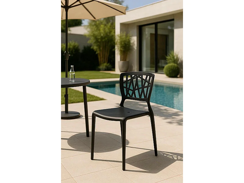Sillas Comedor - Silla Delta - Negro
