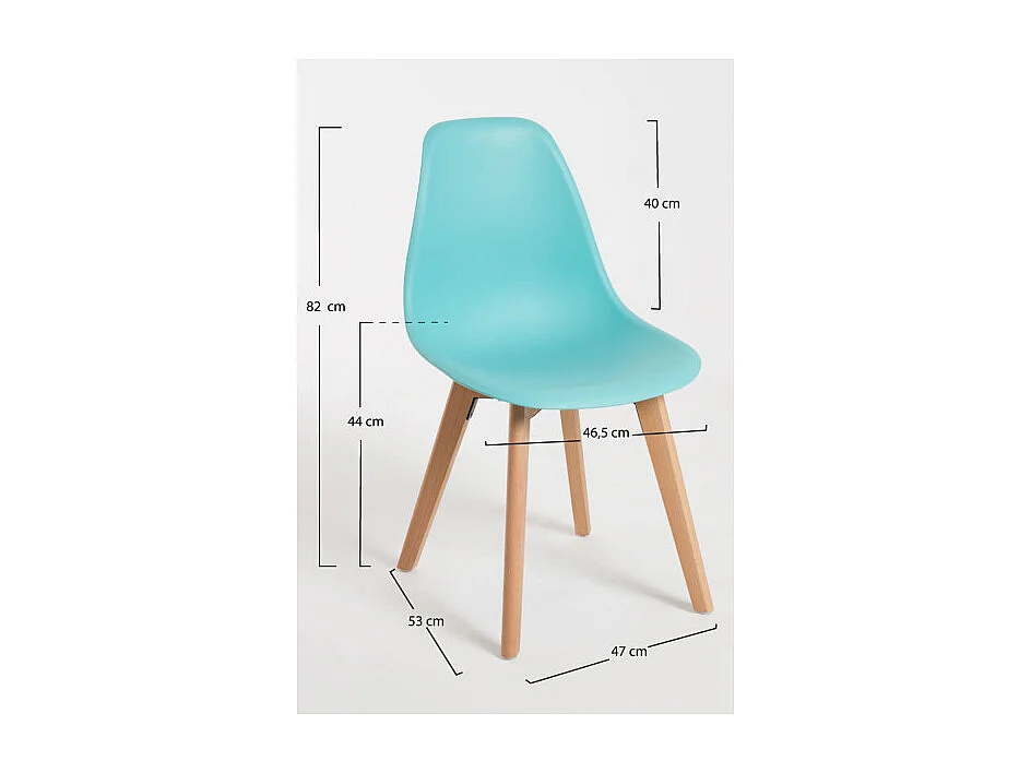Sillas Comedor - Silla Kelen - Aguamarina