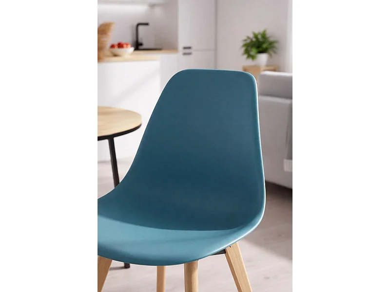 Sillas Comedor - Silla Kelen - Verde azulado