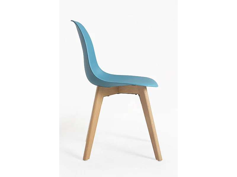Sillas Comedor - Silla Kelen - Verde azulado