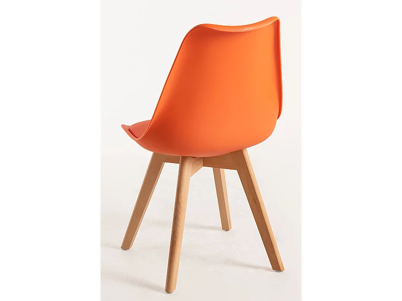 Packs Sillas Comedor - Pack 4 Sillas Synk Basic - Naranja