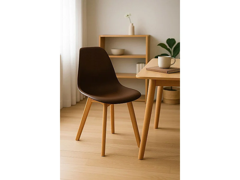 Sillas Comedor - Silla Kelen - Marrón