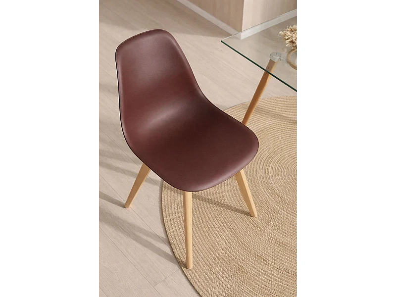 Sillas Comedor - Silla Kelen - Marrón