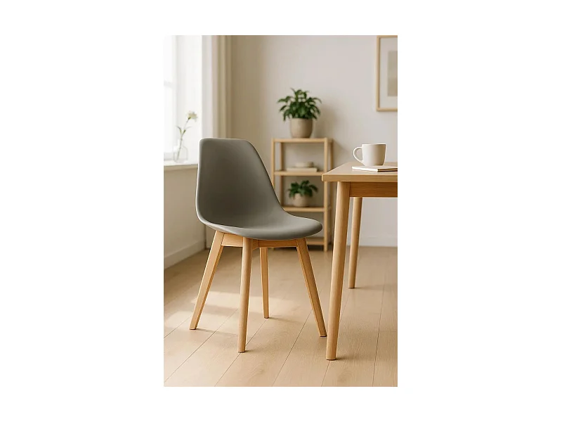 Sillas Comedor - Silla Kelen - Gris claro