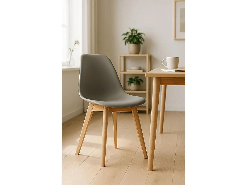 Sillas Comedor - Silla Kelen - Gris claro