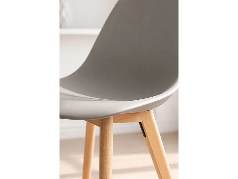 Sillas Comedor - Silla Kelen - Gris claro