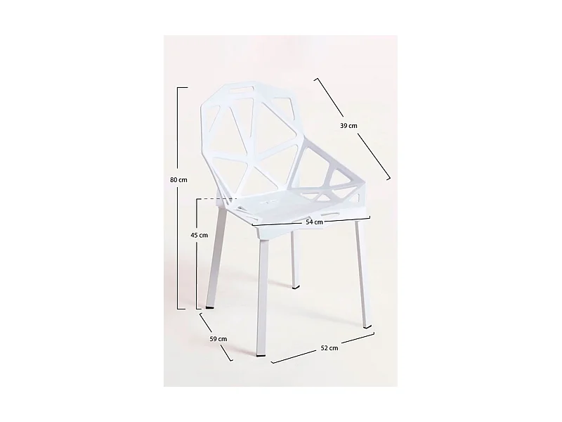 Sillas Comedor - Silla Omega - Blanco
