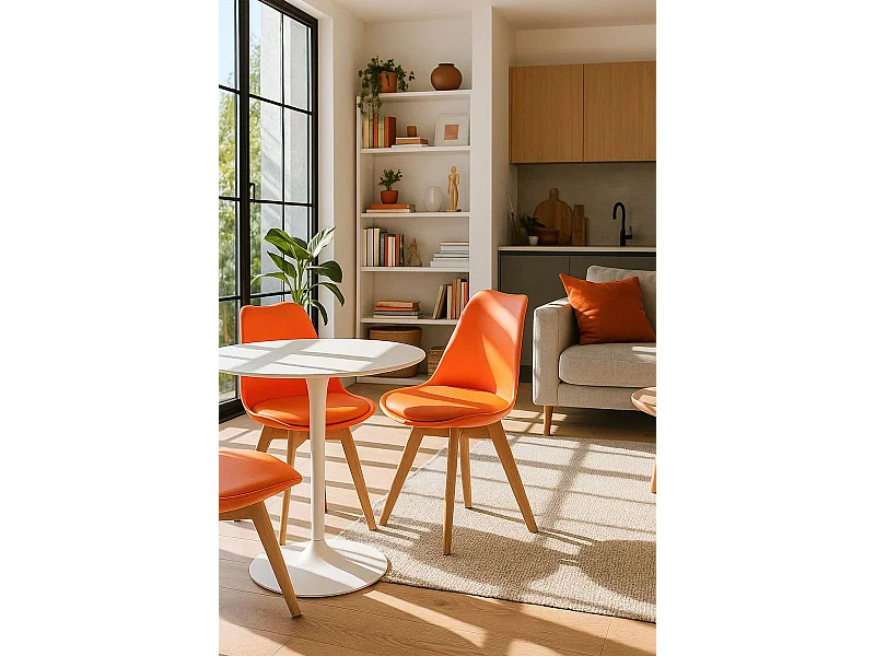 Sillas Comedor - Silla Synk Basic - Naranja