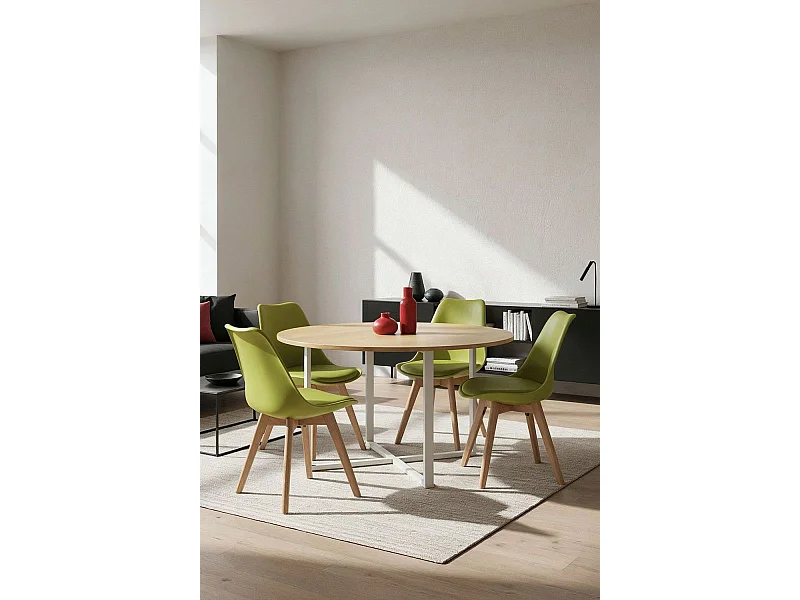 Packs Sillas Comedor - Pack 4 Sillas Synk Basic - Verde Claro
