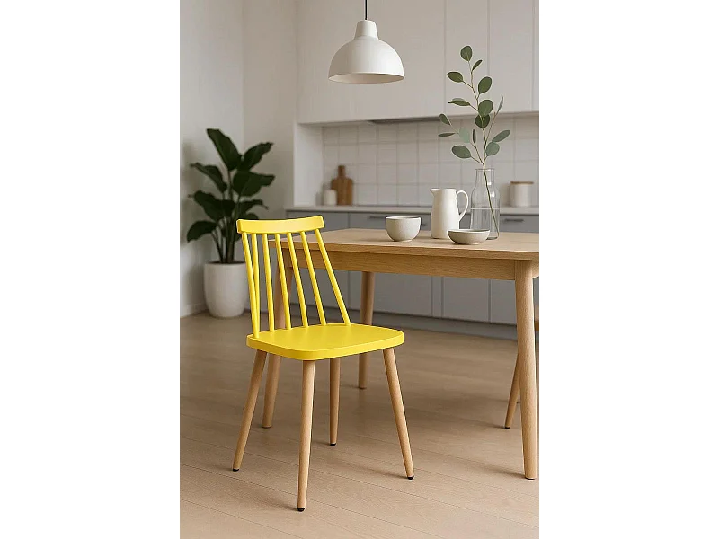 Sillas Comedor - Silla Bik - Amarillo