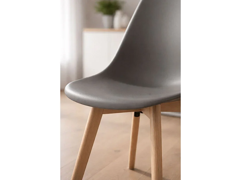 Sillas Comedor - Silla Kelen - Gris oscuro