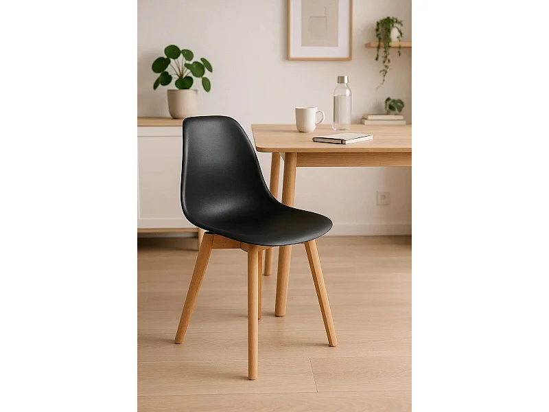 Sillas Comedor - Silla Kelen - Negro