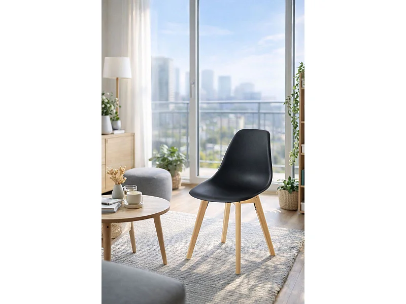 Sillas Comedor - Silla Kelen - Negro
