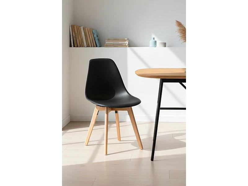 Sillas Comedor - Silla Kelen - Negro