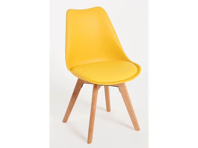 Packs Sillas Comedor - Pack 2 Sillas Synk Basic - Amarillo
