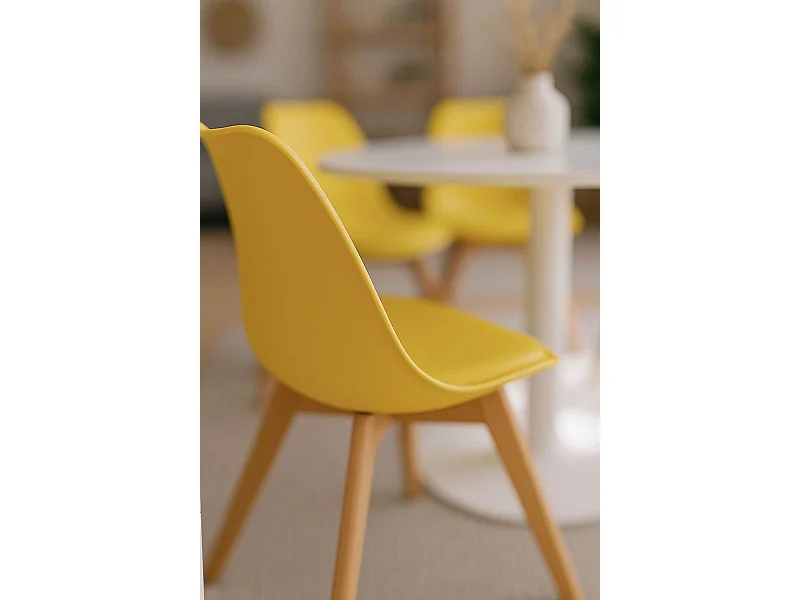 Sillas Comedor - Silla Synk Basic - Amarillo