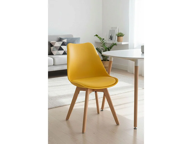 Sillas Comedor - Silla Synk Basic - Amarillo