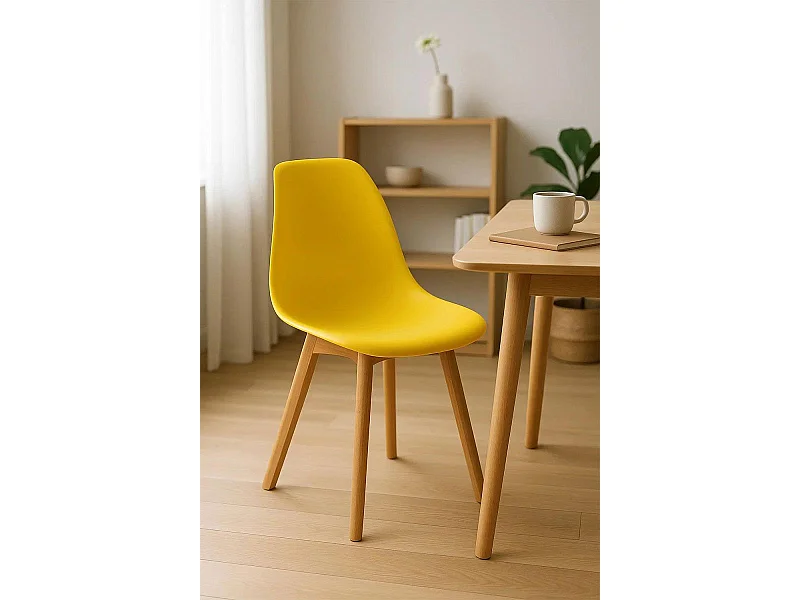 Sillas Comedor - Silla Kelen - Amarillo