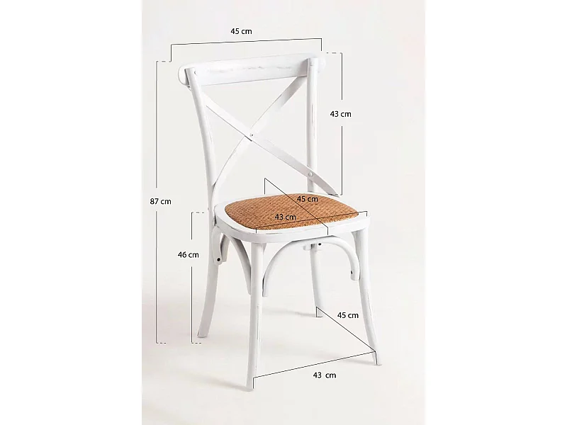 Sillas Comedor - Silla Altea - Roble blanco
