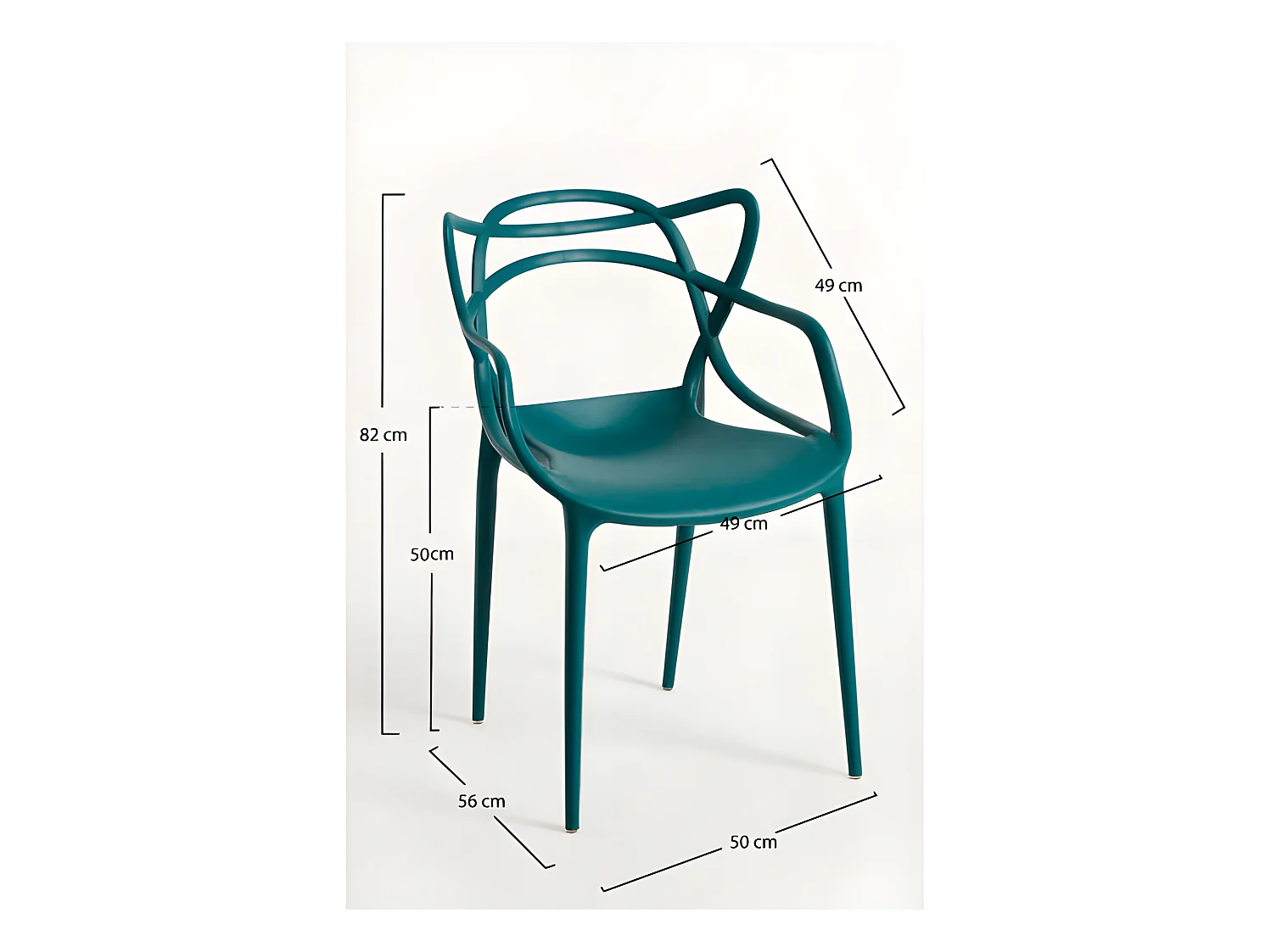 Sillas Comedor - Silla Korme - Verde azulado