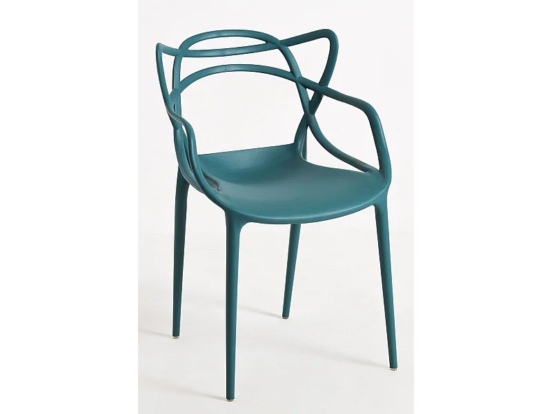 Sillas Comedor - Silla Korme - Verde azulado