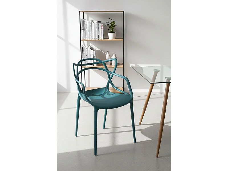 Sillas Comedor - Silla Korme - Verde azulado