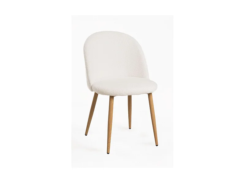 Sillas Comedor - Silla Vint Borreguito - Blanco
