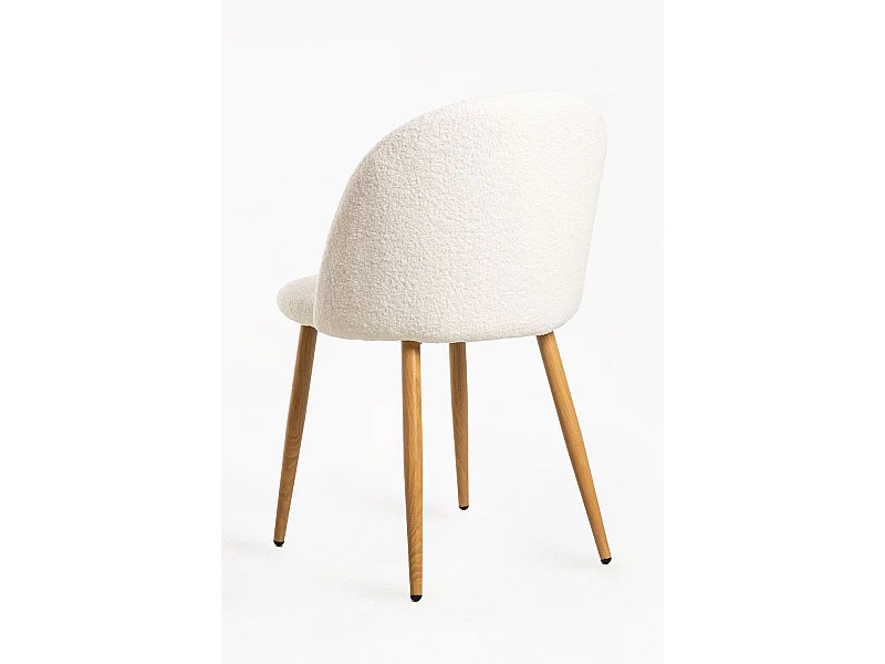 Sillas Comedor - Silla Vint Borreguito - Blanco