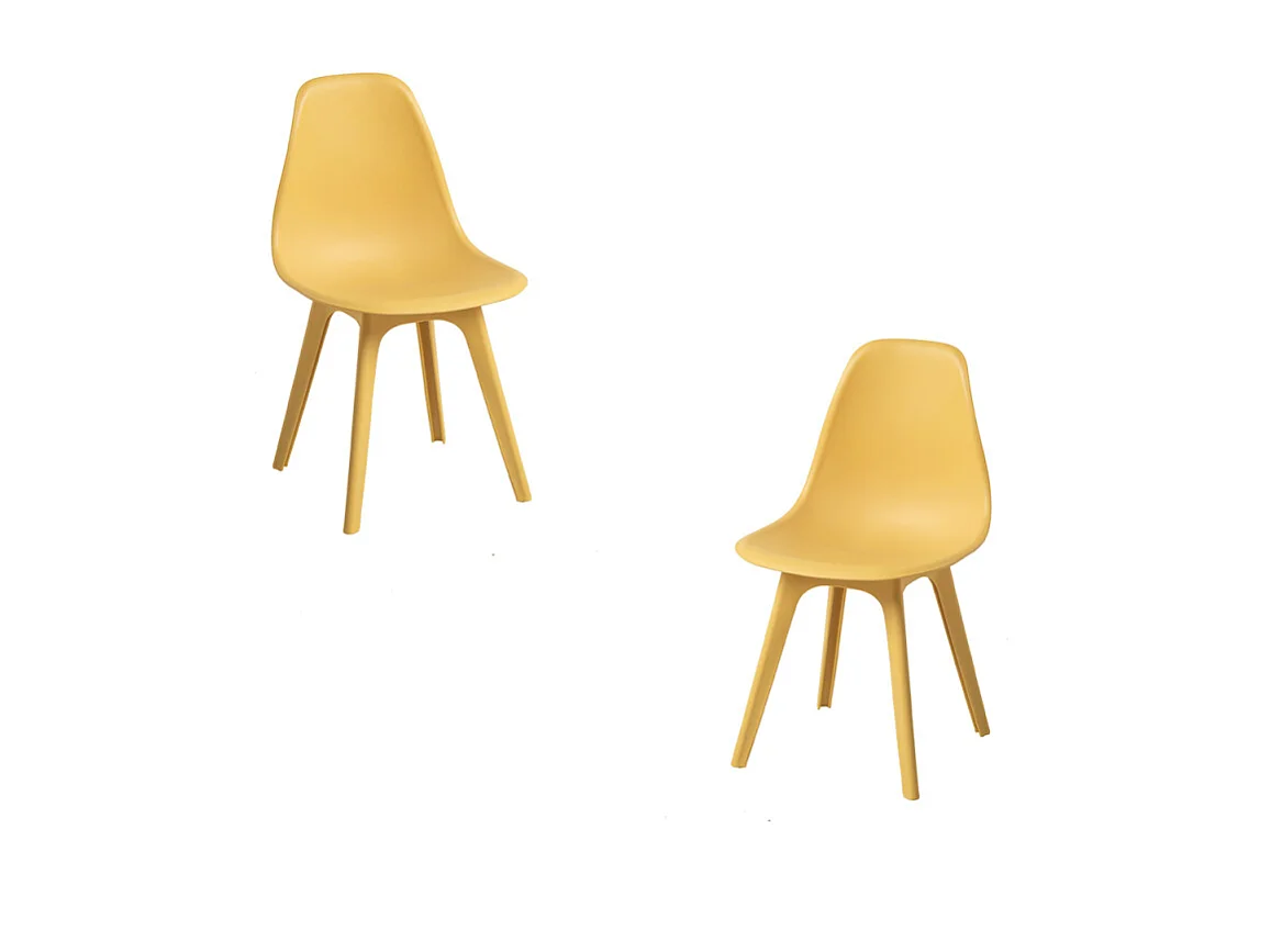 Packs Sillas Comedor - Pack 2 Sillas Kelen Suprym - Amarillo