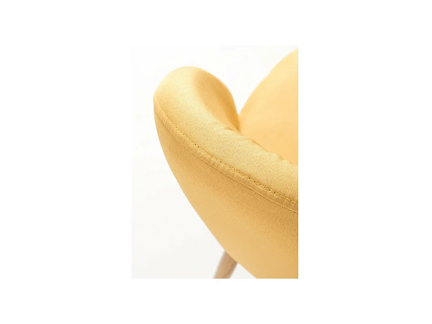 Sillas Comedor - Silla Vint Tela - Amarillo