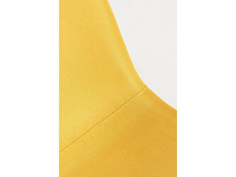 Sillas Comedor - Silla Teok Tela - Amarillo