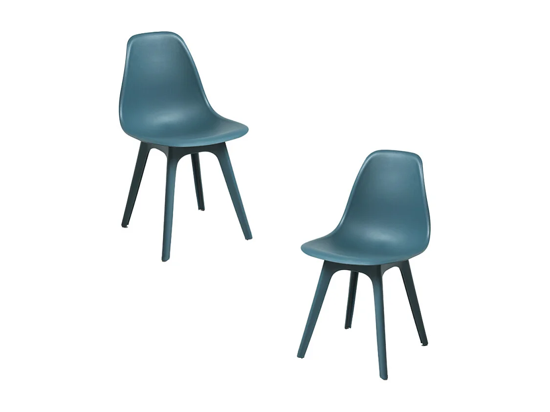 Packs Sillas Comedor - Pack 2 Sillas Kelen Suprym - Verde azulado