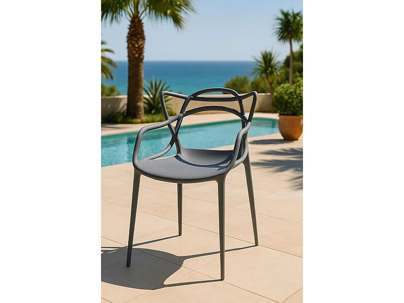 Sillas Comedor - Silla Korme - Gris