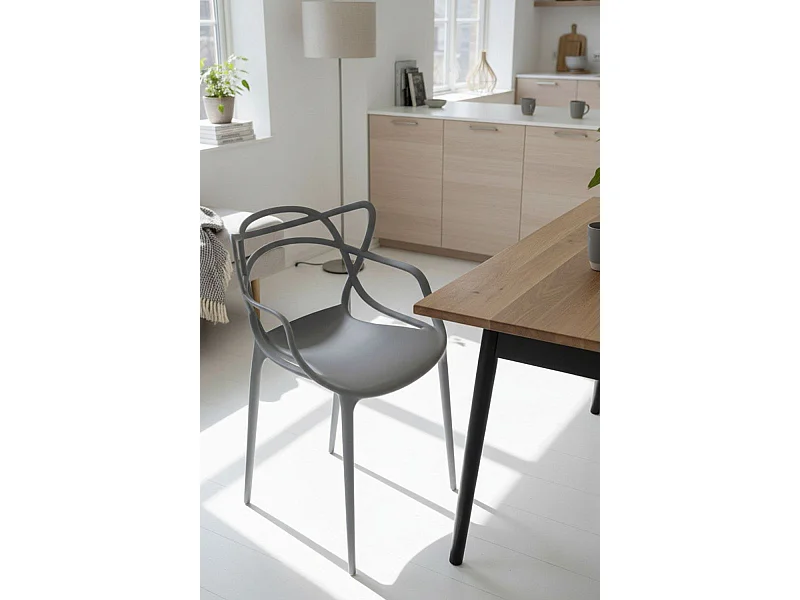 Sillas Comedor - Silla Korme - Gris