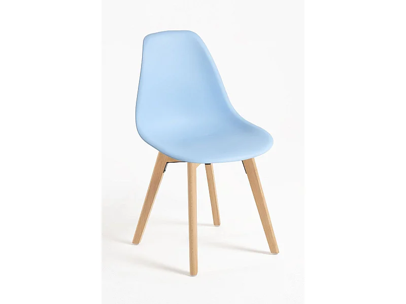 Sillas Comedor - Silla Kelen - Azul cielo
