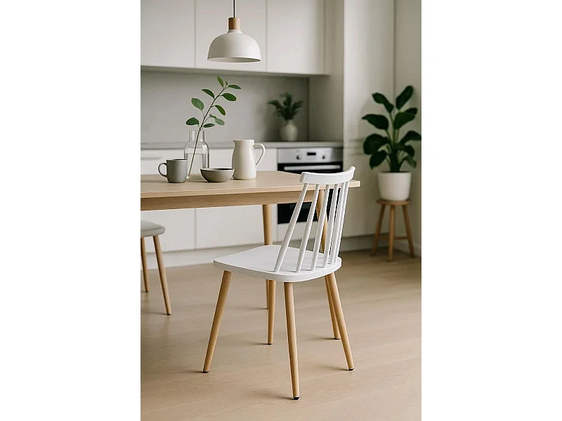 Sillas Comedor - Silla Bik - Blanco