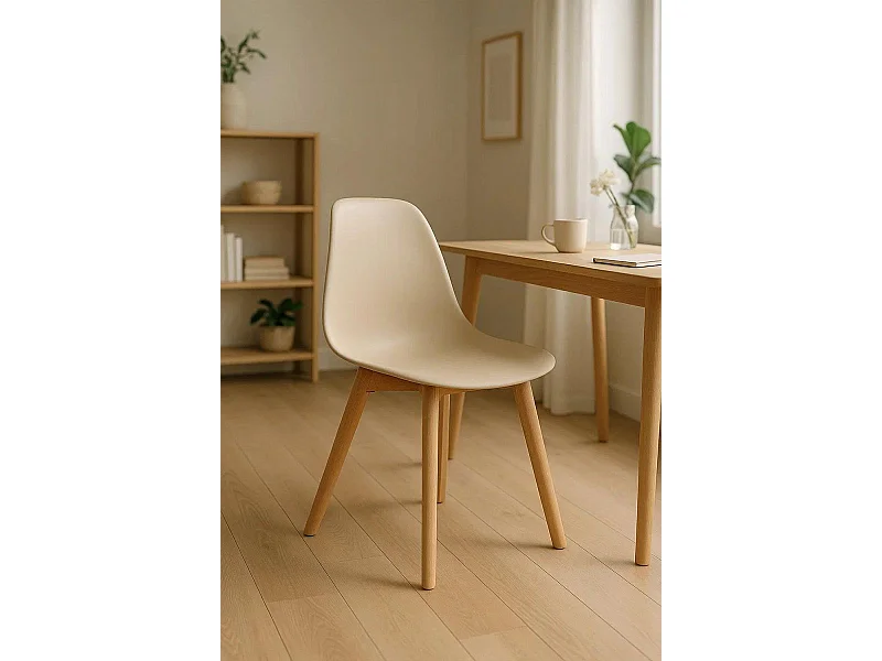 Sillas Comedor - Silla Kelen - Beige